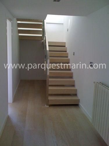 Parquets Marín escalera de madera