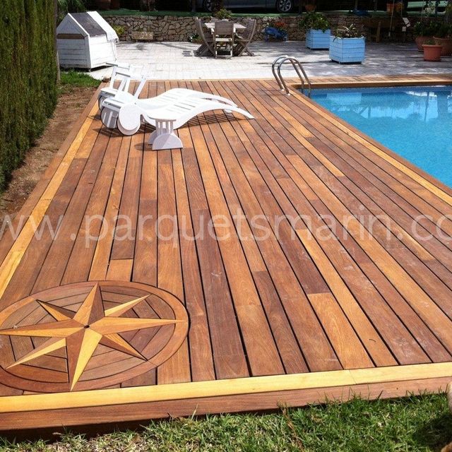 Parquets Marín tarima piscina