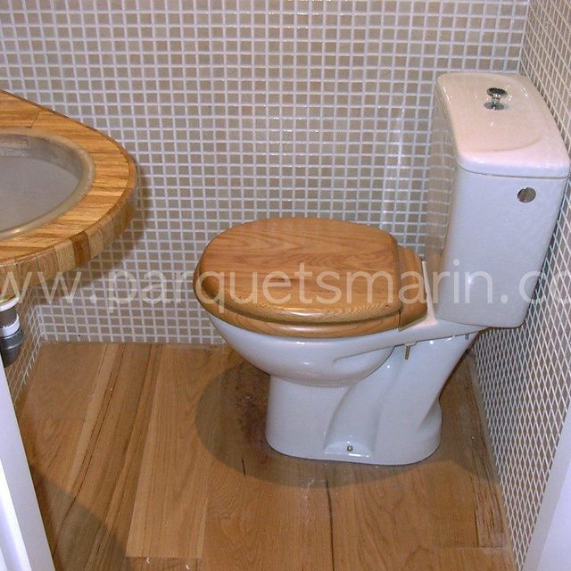 Parquets Marín tarima baño